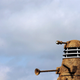Illustration for article titled 35-foot-tall straw Dalek terrorizes British countryside